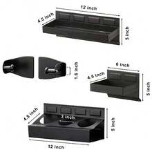 4Pc Magnetic Toolbox Tray Set Tool Box Cabinet Side Shelf Storage Van Workshop - A - View 9