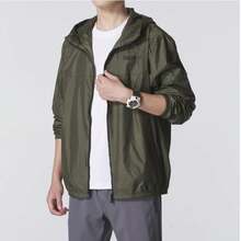 PUMA Men's Abrasion-Resistant Windproof Breathable Woven Hooded Jacket Green - Green - View 2