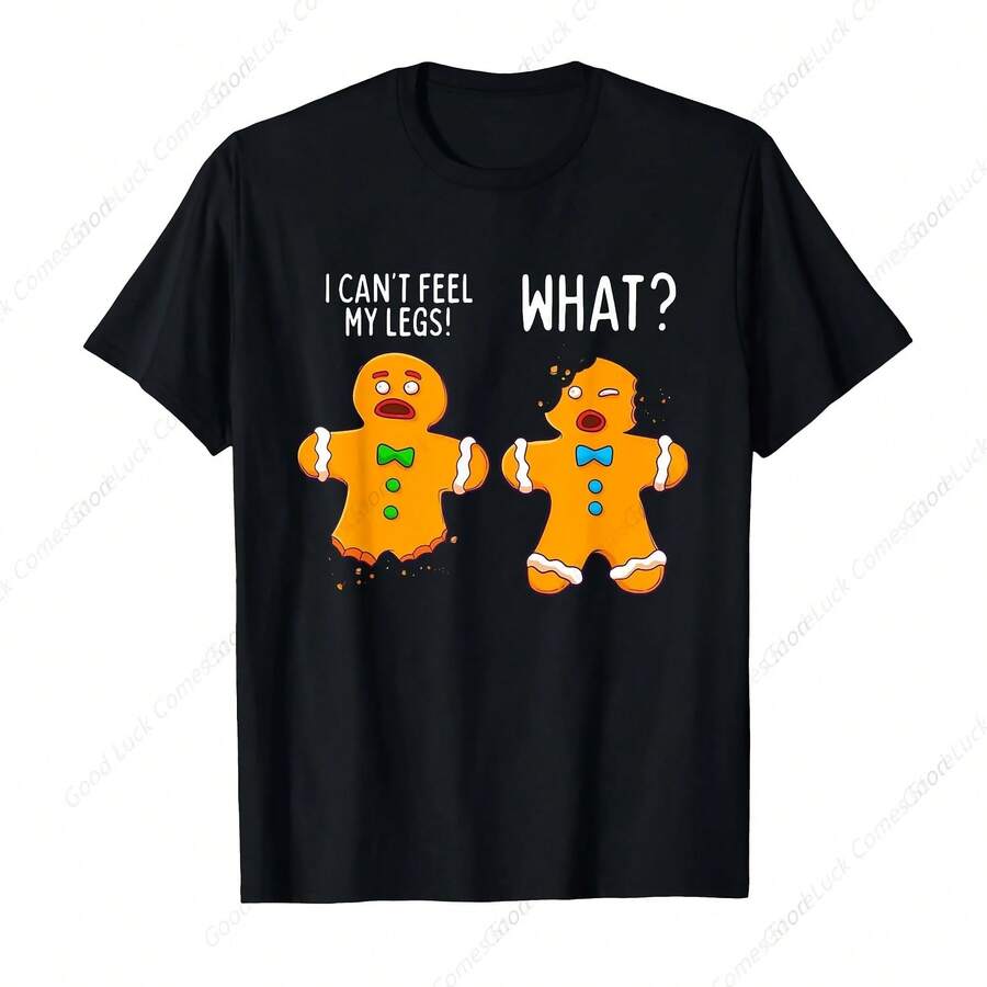 Gingerbread Men Christmas Funny Cookie Baking Gift T-Shirt - 款式 - 查看 1