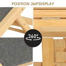 Adjustable Heights Dog Pet Ramp Foldable Stairs Non-Slip Ramp For Car Bed Sofa - VJP0111 - View 11
