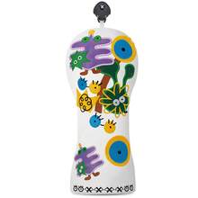 Fresh White Abstract Graffiti Wooden Putter Headcover - Premium Durable Protective Gear | Suitable For Young Artistic Golfers And Creative Style Seekers - Multicolor - View 13