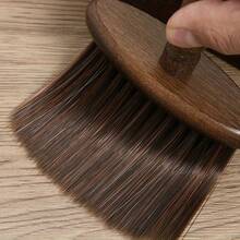 1/2pcs Wooden Kitchen Coffee Cleaning Brush, Barista Cleaning Tool, Coffee Bar Accessory, Coffee Table Accessory, Cleaning Brush, Coffee Grinder, Kitchen Coffee Utensil, Home Use - Multicolor - View 5