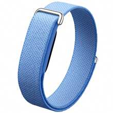 適用於 Air Sports Band 追蹤器，無螢幕健康編織魔鬼氈錶帶，尼龍環形錶帶，可調節柔軟透氣，適合女性、男性、學生 - 藍色 - 查看 3