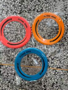 1pc Hollow Flying Ring Outdoor Sports Equipment, Round , Outdoor Sports/Fitness/Competition/Family Games, Suitable For Christmas, Halloween, Easter, Birthday, New Year, Father's Day, Thanksgiving, Holiday Gifts - Multicolor - View 4