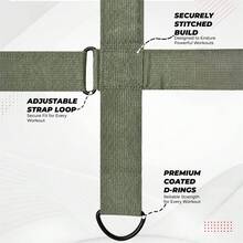 Training Neck Strap With Steel Chain, Adjustable, Suitable For Boxing, Home Gym And Glute Workout Equipment - Multicolor - View 4