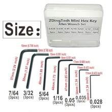 21pcs Set, Wrench Sets Tool Kit, Imperial L Shape Micro Allen Wrench, 0.028, 0.035, 0.05, 1/16", 5/64", 3/32", 7/64", Each 3 Set - Black - View 4