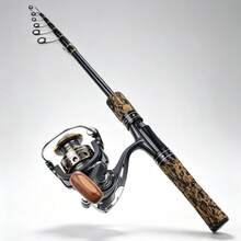 SEACHASER Ultralight Telescopic Fishing Rod And Reel Combo, Portable Lure Fishing Kit With Carry Bag For Freshwater Fishing - Multicolor - View 8