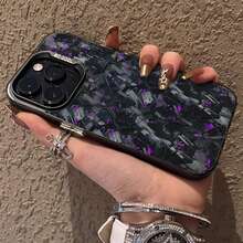 Funda de teléfono con patrón de fibra de carbono forjada para iPhone 16 15 14 13 12 11 Pro Max XS X XR 7 8 Plus Mini SE 2020 2022 Bumper RGSI - 7 - Ver 4
