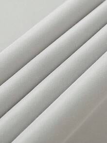 1pc Rectangular Tablecloth, Suitable For Buffet, Holiday Party, Dinner, Wedding And Baby Shower, Home Decoration, Solid Color Tablecloth, Fabric Tablecloth - White - View 8