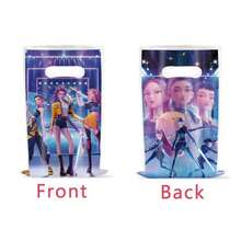 KPop Demon Hunters 20pcs/10pcs Multi-Functional D-Emon Hunters Girl Hunter Matte Sealed Gift Bags With K-Pop Idol Print Design, Suitable For Theme Party Favors, Offline Fan Support Distribution, And Storage For Fan-Collected Figures And Merchandise, Slight Color Difference Is Normal - Multicolor - View 6