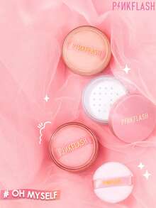 PINKFLASH 6g Bedak Tabur Semi-Transparan Pengontrol Minyak, Tahan Keringat, Tahan Lembap, Anti Noda Masker, Tahan Air, Anti Luntur, Tekstur Ringan Seperti Awan, Bernapas dan Tidak Menyumbat - #111 - View 2