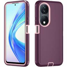 Military-Grade Shockproof Heavy-Duty Full-Body Protective Phone Case, Anti-Scratch Durable 3-In-1 Protective Cover For IPhone, Galaxy, HONOR And Other Smartphones Birthday Gift - Wine Red Powder - View 62