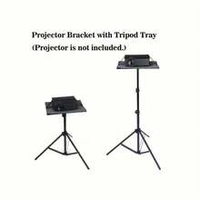 Projector Stand With Telescopic Tray, Can Hold Projector, Computer, Books, Etc., Universal Projector Stand, Portable Floor Tripod, Height Adjustable, Suitable For Office, Stage, Studio, Outdoor - View 10