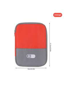 1PC Portable Medicine Kit | Compact Pill Storage Box And First Aid Kit, Multifunctional Lightweight Medical Small Medicine Kit-Empty Bag Only - Multicolor - View 13