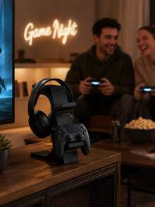 1/2 cái giá đỡ tai nghe chơi game đa năng kèm giá đỡ tay cầm, giá treo tai nghe có chỗ để tay cầm, giá trưng bày tay cầm tương thích với Switch PC, thiết kế giá đỡ đôi, kệ lưu trữ sắp xếp để bàn - Nhiều màu - Xem 5