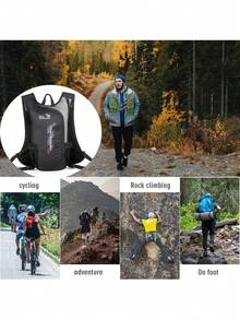 Nylon Running Backpack With Sports Water Bag - Lightweight Bicycle Bag, Suitable For Commuting, Gym, And City Sports - Multicolor - View 6