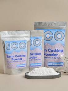 300g/500g/1000g 樹脂高密度石膏粉，適用於DIY雕塑模具、花瓶製作、鑄造生產材料，桶裝石膏粉 - 石膏粉 - 查看 3