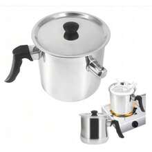 1.6L Stainless Steel Milk/Rice Pot With Whistle – Gas & Induction Compatible - View 2