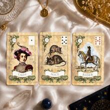 Vintage Norman Tarot Card Set (With PDF Instructions) Divination Game, Halloween Christmas Gift - Brown - View 7