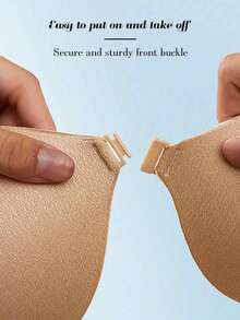 1pc Women's Upgraded Backless Wing Adhesive Bra Pads, With Glue, Comfortable Fit, 2 Wearing Effects, Includes Transparent Shoulder Straps, Suitable For Backless Dresses, Tops, Etc. - Multicolor - View 6