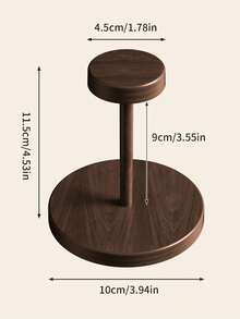 Walnut Wood Grain Cup Holder, Thickened Round Bottom Independent Paper Cup Rack, Suitable For Coffee Cups, Tea Cups And Water Cups, Desktop Storage Rack For Office, Commercial Space, Cafe And Restaurant - Multicolor - View 4