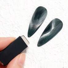 3Pcs Cat Eye Nail Tools Set, For Swirl Wide Light Nail Effect Design - Black - View 3