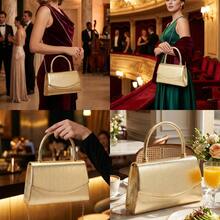 Stylish Leather Traveling Wristlet Bag Envelope Bag Clutch Wallet Small Purse - VJO0297 - View 2