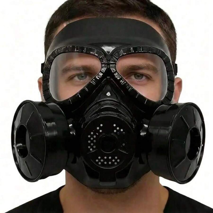 1件裝 Mad Max 面具裝飾 廢土風殭屍防毒面具 CS 戰鬥場備全臉防護 海豹部隊防毒面具 派對裝飾面具(裝飾用面具,無防病毒功能) - 查看 1