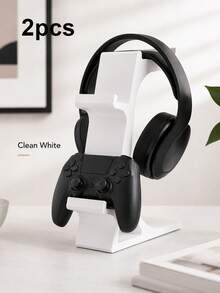 1/2 cái giá đỡ tai nghe chơi game đa năng kèm giá đỡ tay cầm, giá treo tai nghe có chỗ để tay cầm, giá trưng bày tay cầm tương thích với Switch PC, thiết kế giá đỡ đôi, kệ lưu trữ sắp xếp để bàn - Nhiều màu - Xem 12