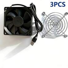 OUYUANSU USB Case Fan Router Set-Top Box Cooling Fan 12CM Silent 8CM Cooling Fan 5V Computer Fan - View 21