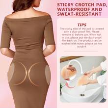 Buttock Padding, Women's Silicone Buttock Pads, Reusable Buttock Enhancing Shapewear, Self-Adhesive Buttock Pads, Suitable For Instant Hourglass Figure - 2pcs - View 3