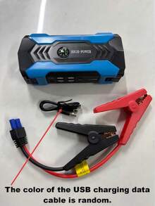 Portable Car Jump Starter, Car Jump Starter Booster, Emergency Jump Starter, With LED Flashlight - Car Battery Charger, Fast Charging, Emergency Start, Multi-Device Compatible For Cars, Motorcycles, Trucks, SUVs, Etc. - Multicolor - View 14