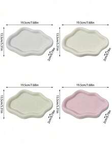1pc Creative Cloud-Shaped Storage Tray, Suitable For Christmas, Halloween And Birthday Parties, Cute Display Dish, Can Hold Fruit, Snacks, Jewelry, Rings And Other Items Women Love - Multicolor - View 9