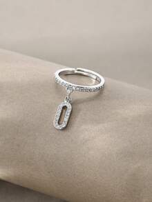 Silver Ring, Multi-Layer Linked Ring, Elegant Luxurious Ring, Suitable For Daily Wear, Dating, Parties And Gifting - Silver - View 5