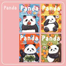 Panda Pattern Folder Set, A4 Size Plastic Pocket File Storage Box, Cartoon Panda Printed Single-Page Photo Album Folder, Suitable For Storing Office And School Paper And Office Supplies - A - View 4