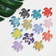 Colorful Graffiti Cartoon Turtle Iron-On Embroidered Patch, Suitable For Clothes, Bags And Shoes - Multicolor - View 1