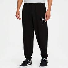 Puma Unisex Versatile, Simple, Classic, Pure Cotton, Comfortable, Windproof, Casual, Cuffed Knitted Sports Trousers And Sweatpants - Black - View 5