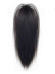 1件裝瀑布半紮馬尾髮片夾 女用蓬鬆高馬尾髮飾 長編髮接髮造型 - 彩色 - 查看 8