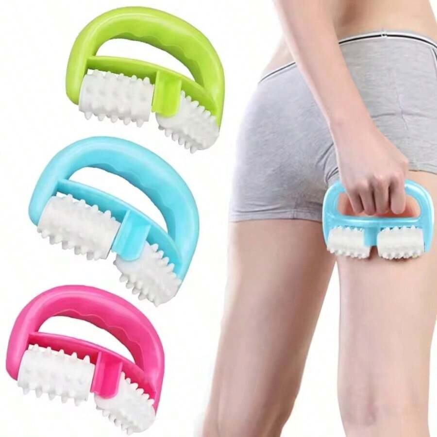 Quick Anti-Fat Massage Roller, Handheld Anti-Fat Massage Roller, For Body Slimming And Firming, Gym - A - View 1