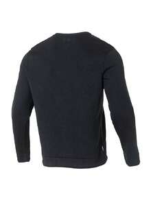 Under Armour Men's UA M Sweatshirt Fleece Crew-BLK Outdoor Daily Loose Comfortable Minimalist Sweatshirt 6003723-001 - Black - View 2