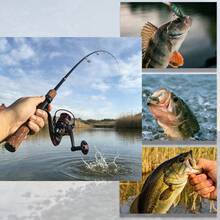 SEACHASER Portable Telescopic Fishing Combo, Ultralight Rod And Reel Kit With Carry Bag For Freshwater Fishing,Panfish Rod,Trout Rod - Multicolor - View 9