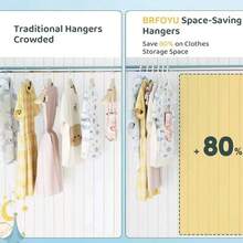 10/20 Packs Swan White Non-Slip Hangers 27cm Sturdy Durable Space-Saving Clothes Organizer For Wardrobe Closet Pants Coats Shirts Dresses Daily Essential Use - White - View 5