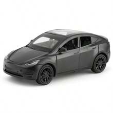 1PC-1:32 Tesla Cybertruck With Beach Motorcycle Simulation Alloy Car Model Pull Back Opening Doors Car Toy, Fun Toy, Simulation Car Birthday Gift, Alloy Car Ornament - Multicolor - View 20