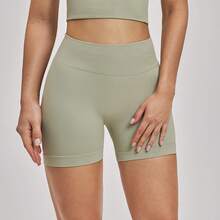 Women's Knitted High Elasticity Sports Shorts, Butt Lifting Design, Perfect For Sports And Exercise - Dusty Purple - View 6