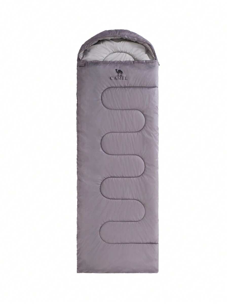 CAMEL CROWN Single Person Down Sleeping Bag, Adult, Winter Warmth & Cold Protection, Outdoor Camping Overnight Travel Use, Dirt-Resistant Isolation Lining - Cloud Gray - View 1