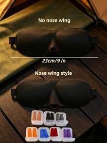 1/2pcs Set Neutral Style 8-Color Inflatable Waterproof Camping Pillow, Neck Support, Machine Washable, Hiking Gear, Foldable Travel Pillow, Includes Eye Mask And Earplugs Set, Summer Travel Vacation Essential, Mother's Day/Father's Day Gift (Random Style) - Multicolor - View 11