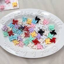 20pcs-25pcs Acrylic AB Color Windmill Beads DIY Mobile Phone Chain Keychain Bead Accessories Material Bulk Bead Wholesale - Multicolor - View 3
