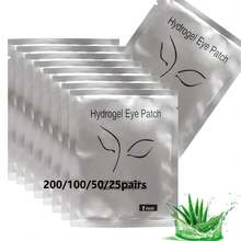 200/100/50/25/10 Pairs Eyelash Extension Eye Pads Set, False Eyelash Isolation Pads, Isolates Upper And Lower Lashes, Breathable Isolation Eye Pads. Suitable For Beauty Makeup Mask Set, Eye Pads And Beauty Tools. Suitable For Home Use - Multicolor - View 1