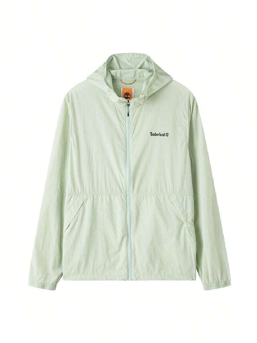 Timberland Men's Hooded Sports Jacket AF REFRESHING TOUCH COOLNESS, FQ 26 Summer New A66UKENE - Light Green - View 1