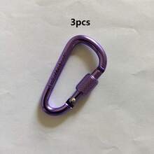 1pc/3pcs/6pcs, Multifunctional Keychain, Outdoor Clip, Backpack Water Bottle Clip Accessory, Aluminum Alloy Material, Multi-Purpose - Conventional - View 40